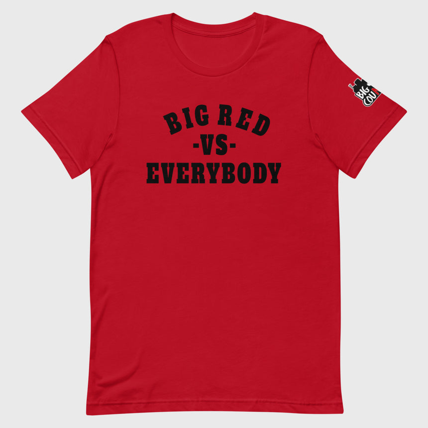 BigRed vs Everybody T-Shirt (Red)